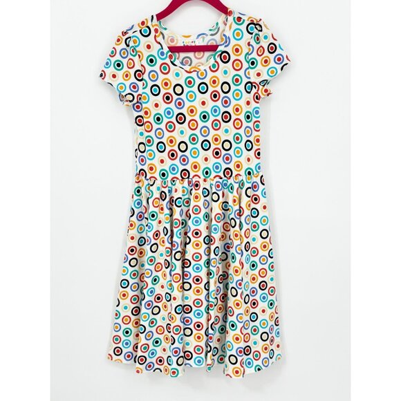 Dot Dot Smile Other - Dotdotsmile Girls Dress Size 7 Multi Color Circles New With Tags
